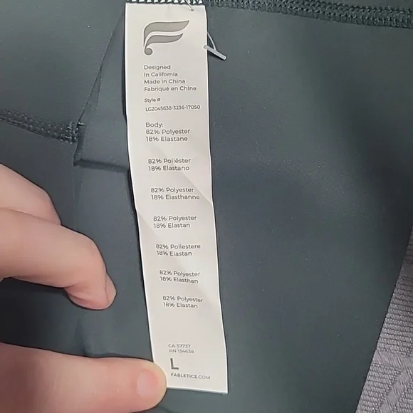 NWT Fabletics High-Waisted PureLuxe Minimal Legging NWT - Picture 5 of 5